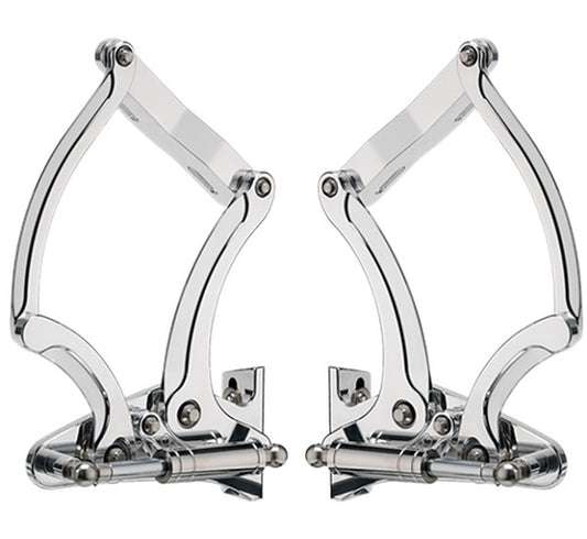 Billet Specialties BS873510 Billet Bonnet Hinges Polished suit 1955-56 Chev