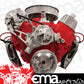 Billet Specialties BSFM2210PC Chev BB Serpentine Conv. Kit Top Mount Alternator