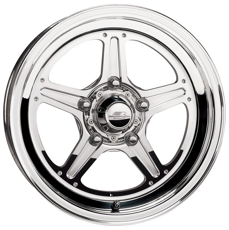 Billet Specialties BSRSB35806545N Street Lite Wheel 17" X 8" - Polished 5 X 4.5" Bolt Circle With 6.5" Backspace