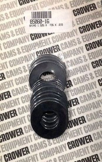 Crower C85060-16 Valve Spring Shims 1.525"Odx.735"Idx.015" Case Hardened Plated
