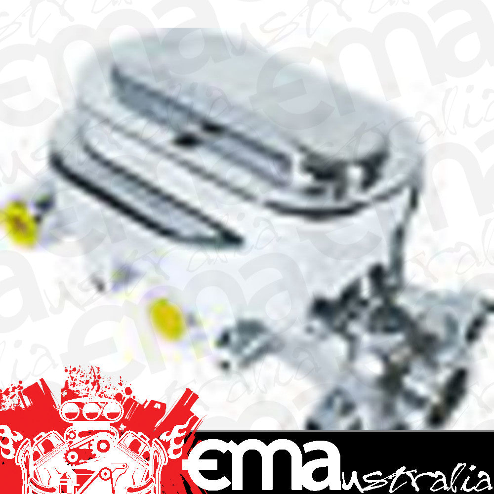 Cal Customs CAL-4477 Cal Custom Chrome Alloy Brake Master Cylinder Gm Chev Holden 1" Bore