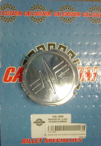 Cal Customs CAL3690 Cal Custom Polished Alloy Radiator Cap Flash