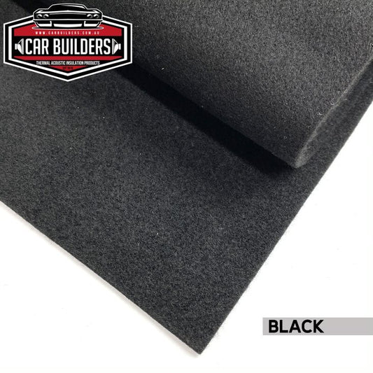 Car Builders Auto Carpet - Black 2m