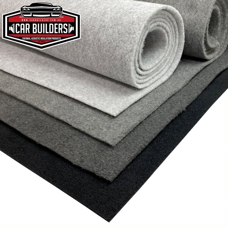 Car Builders Auto Carpet - Black 2m