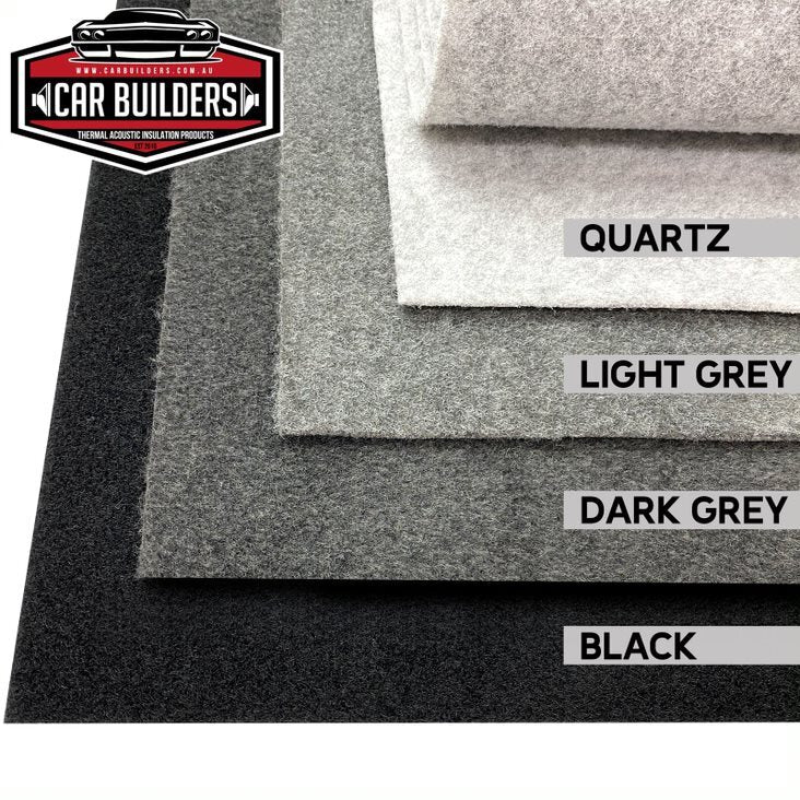 Car Builders Auto Carpet - Black 2m