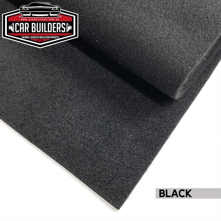 Car Builders Auto Carpet - Black 3m