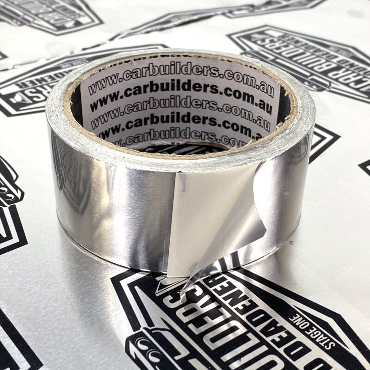 Car Builders Silver Aluminium Foil Tape 1 x 10m roll