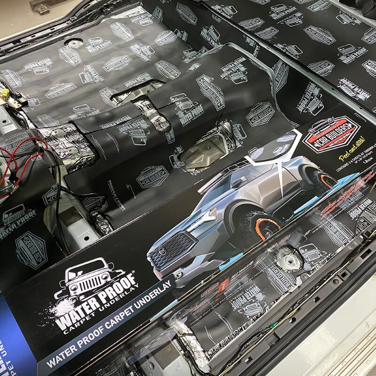 Car Builders Water Proof Carpet Underlay - 1.8sqm coverage