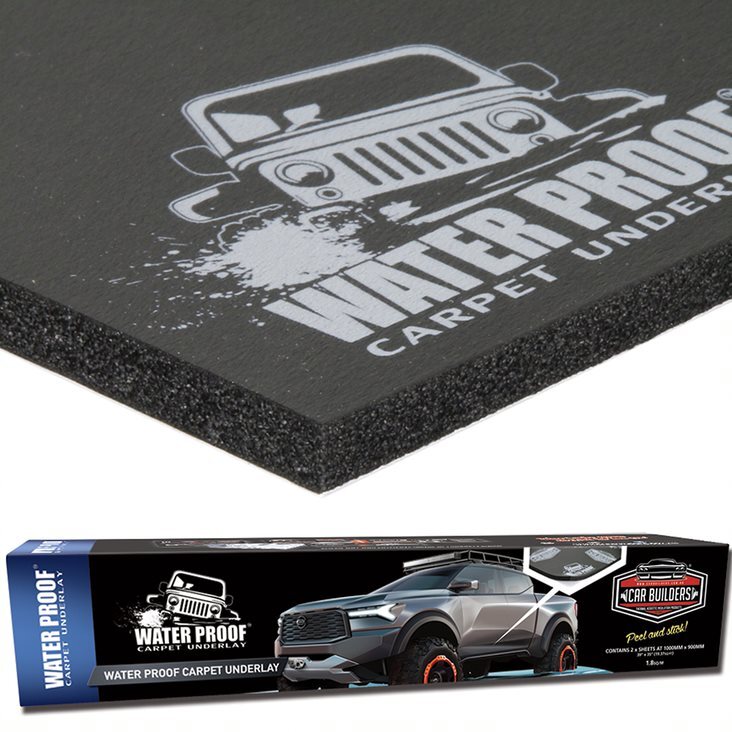Car Builders Water Proof Carpet Underlay - 1.8sqm coverage