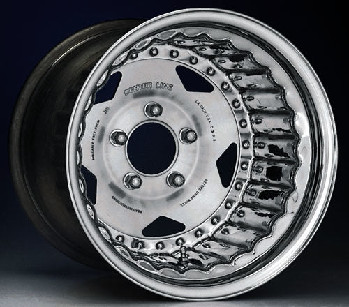 Center Line CE00-5107-547 Convo Pro 15" x 10" Wheel 5 x 4.75" w/ 6.5" Backspace