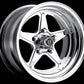 Center Line CE721-5104-545 Qualifier Wheel 15" x 10" - Hi-Polish Mirror Finish 5x4.5" Ford Bolt Circle 4.0" Backspace