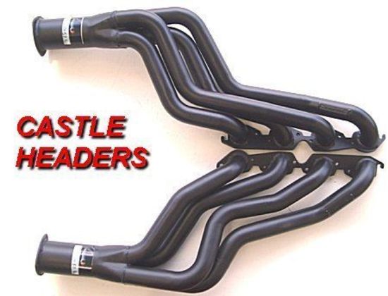 Castle CH-57 Castle 4 Into 1 Extractors Holden Hk Ht Hg w/ Chev Big Block V8