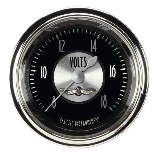 Classic Instruments AT130SHC American Tradition - Volt Gauge Full Sweep 2-1/8"