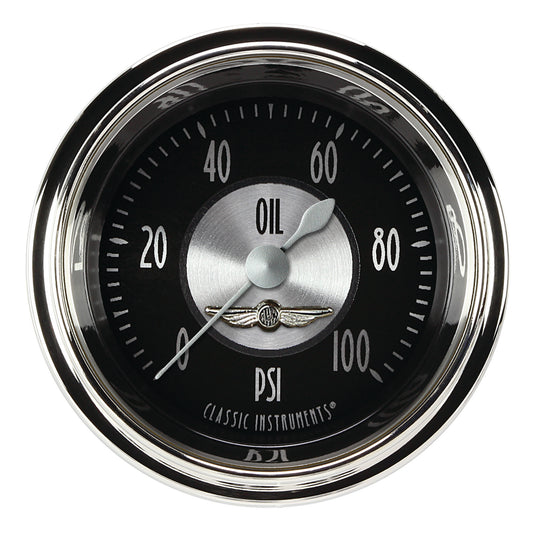 Classic Instruments AT181SHC American Tradition 2-1/8" Full Sweep Oil Pressure