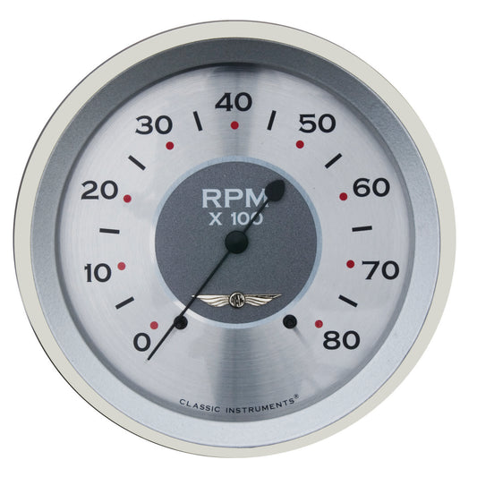 Classic Instruments AW71SRC All American - Tachometer 8K RPM 4-5/8"