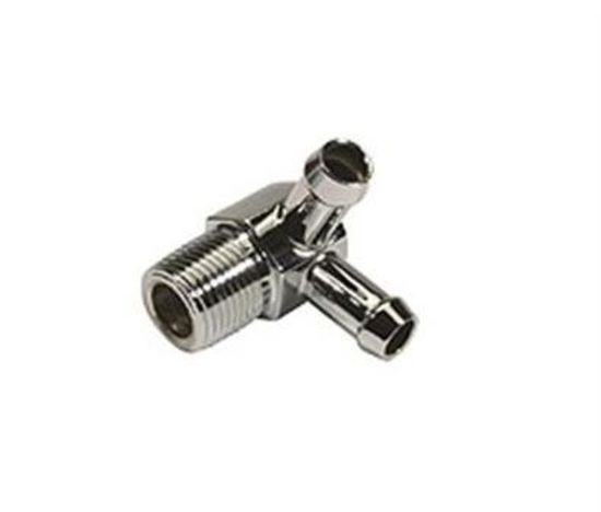 Classic Performance Products CLPIN38V60-C Classic Performance 60Ç÷ Manifold Vaccum Fitting Chrome 3/8" Npt