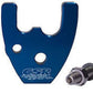 CSR Performance CSR670B Csr Billet Aluminium Distributor Clamp Chev Sb & Bb Anodised Blue