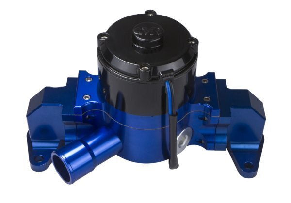 CVR CVR8560BL Ford BB Proflo Extreme 55 GPM Electric Water Pump Blue Anodised
