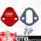CVR CVRBOP64R Holden 6 Chev BB Chrysler Ford Fuel Pump Block Off Plate Red