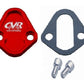 CVR CVRBOP64R Holden 6 Chev BB Chrysler Ford Fuel Pump Block Off Plate Red