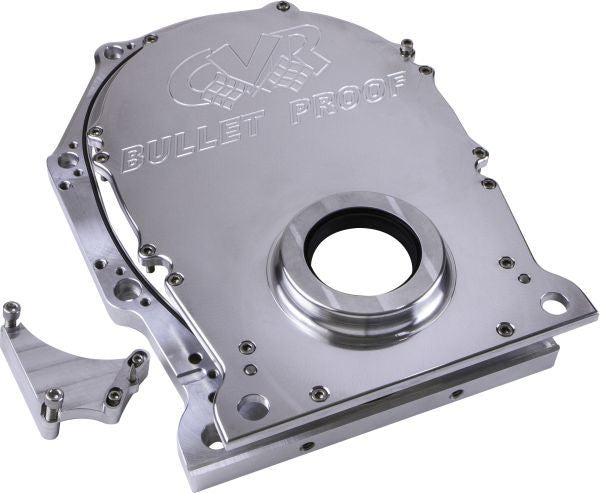 CVR CVRTC2440CL 2 Big Block Chrysler R/RB & Hemi Piece Billet Timing Cover - Clear