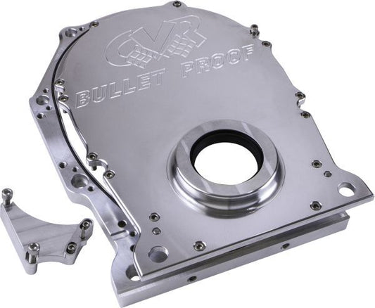 CVR CVRTC2440CL 2 Big Block Chrysler R/RB & Hemi Piece Billet Timing Cover - Clear