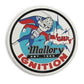 Mallory Ignition D-10 Mallory Man Vintage Metal Sign - Round12" Diameter Ma