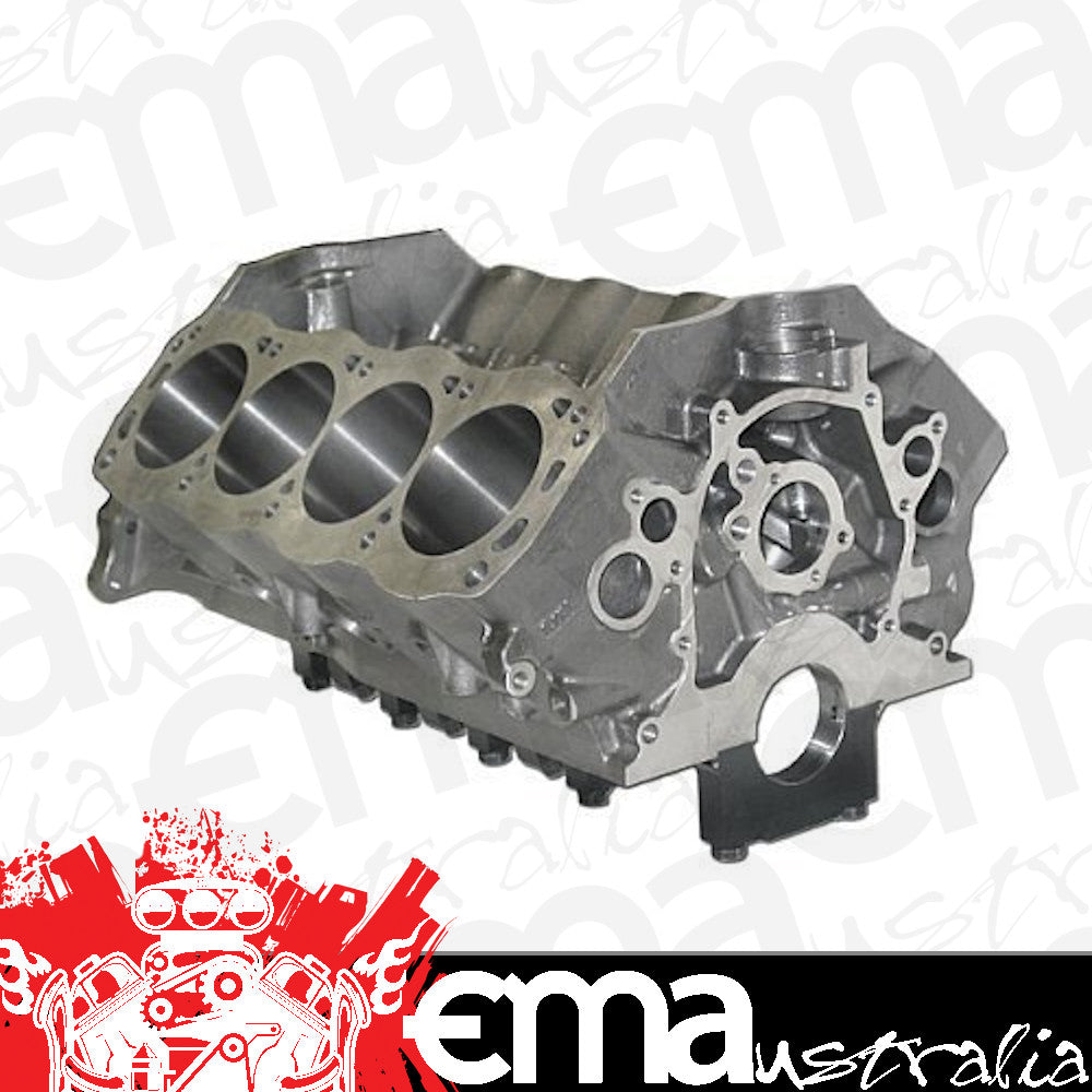 DART DA31354175 Sportsman Cast Iron Ford 302W Engine Block w/ 4-Bolt Steel Caps 4.000" Bore 8.200" Deck 302 Mains