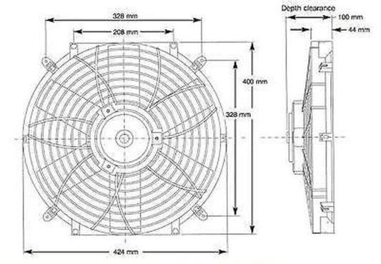 Davies Craig DC0001 EWP80 Electric Water Pump / Controller & Thermo Fan Combo
