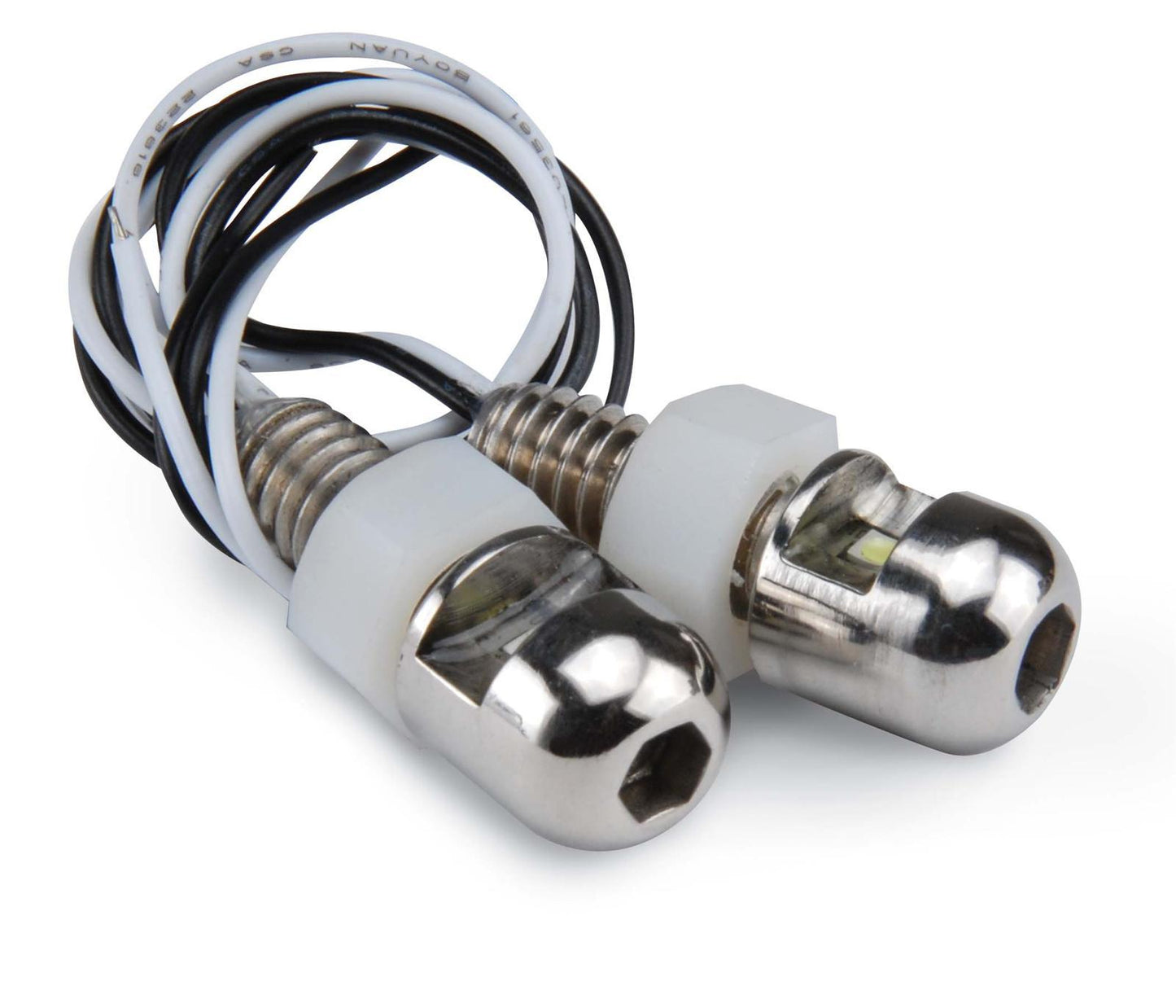 DEI Design Engineering DEI030310 Lite n Bolts license plate kit Polished 2pk