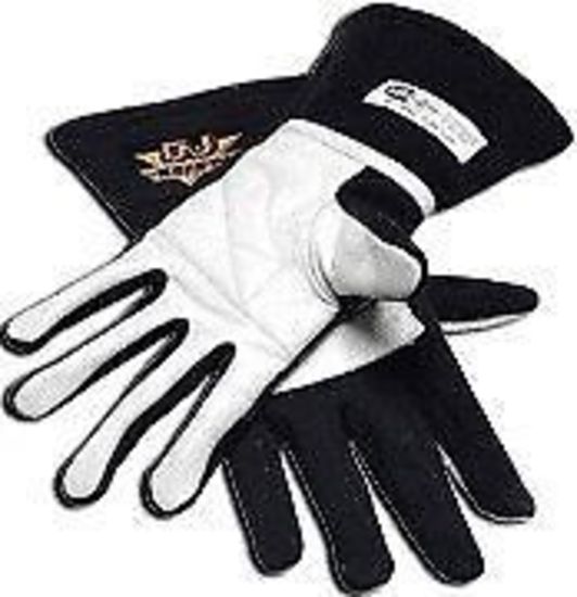 DJ Safety DJ022029 2 Layer SFI 3.3/5 Racing GlOves Small Nomex & Leather