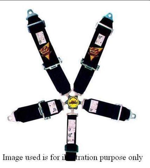 DJ Safety DJ433832B 5 Point 3" Cam Lock Harness Blue Wrap Around SFI 16.1