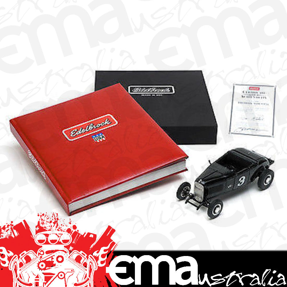 Edelbrock ED0328 Edelbrock Limited EDition "Made In The Usa" Book & Model Car Combo ED0328