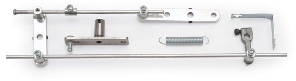 Edelbrock ED1033 Edelbrock Progressive Carburetor Linkage Kit for 3 X Edelbrock 94 Carbs ED1033