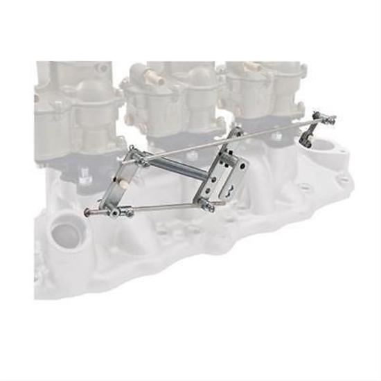 Edelbrock ED1033 Edelbrock Progressive Carburetor Linkage Kit for 3 X Edelbrock 94 Carbs ED1033