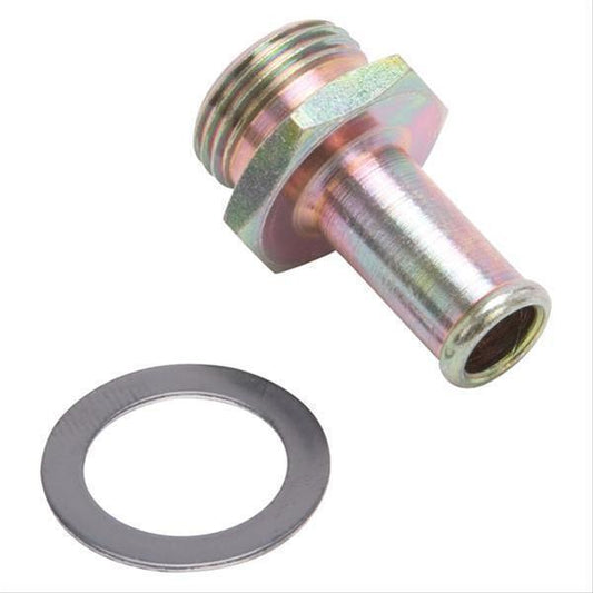 Edelbrock ED1497 Carburetor Inlet 5/8"-20 Male Thread 3/8" Hose Barb Fitting