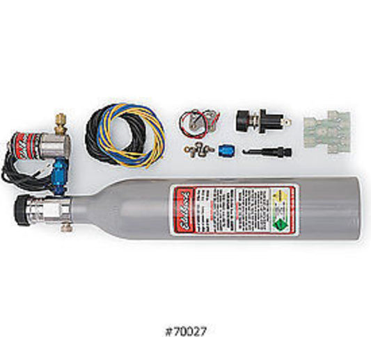 Edelbrock ED70027 Universal Carb Concealed Nitrous Oxide System 20-30hp Dry Shot