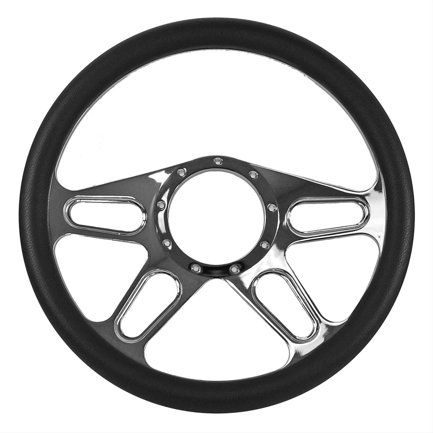 Engine Master EMA-772708 Slot Billet Aluminum 14" Steering Wheel