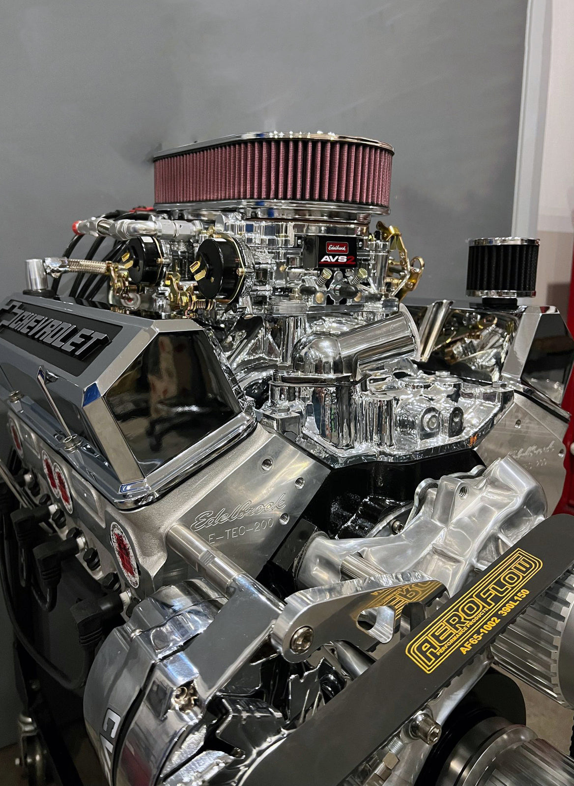 350 CHEV SB 425HP DUAL QUAD TURNKEY ENGINE  FULLY DYNO RUN IN AND TUNED * 1 ONLY *