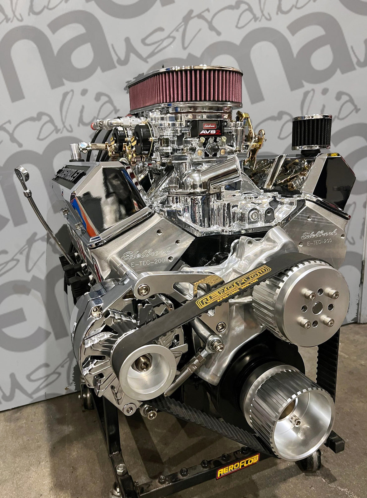 350 CHEV SB 425HP DUAL QUAD TURNKEY ENGINE  FULLY DYNO RUN IN AND TUNED * 1 ONLY *