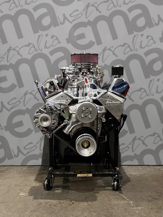 350 CHEV SB 425HP DUAL QUAD TURNKEY ENGINE  FULLY DYNO RUN IN AND TUNED * 1 ONLY *