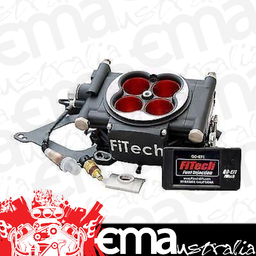 Fitech FIF30004 Fitech Go Efi 4 Power Adder 600Hp Self Tuning Fuel Injection System