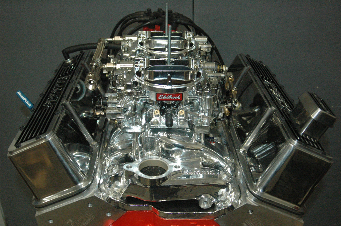 Engine Master Australia 400CRATE EMA - Chevy 400 Dressed Crate Engine 481HP 485Ft/Lb Alloy Heads Edelbrock Dual Carb Kit