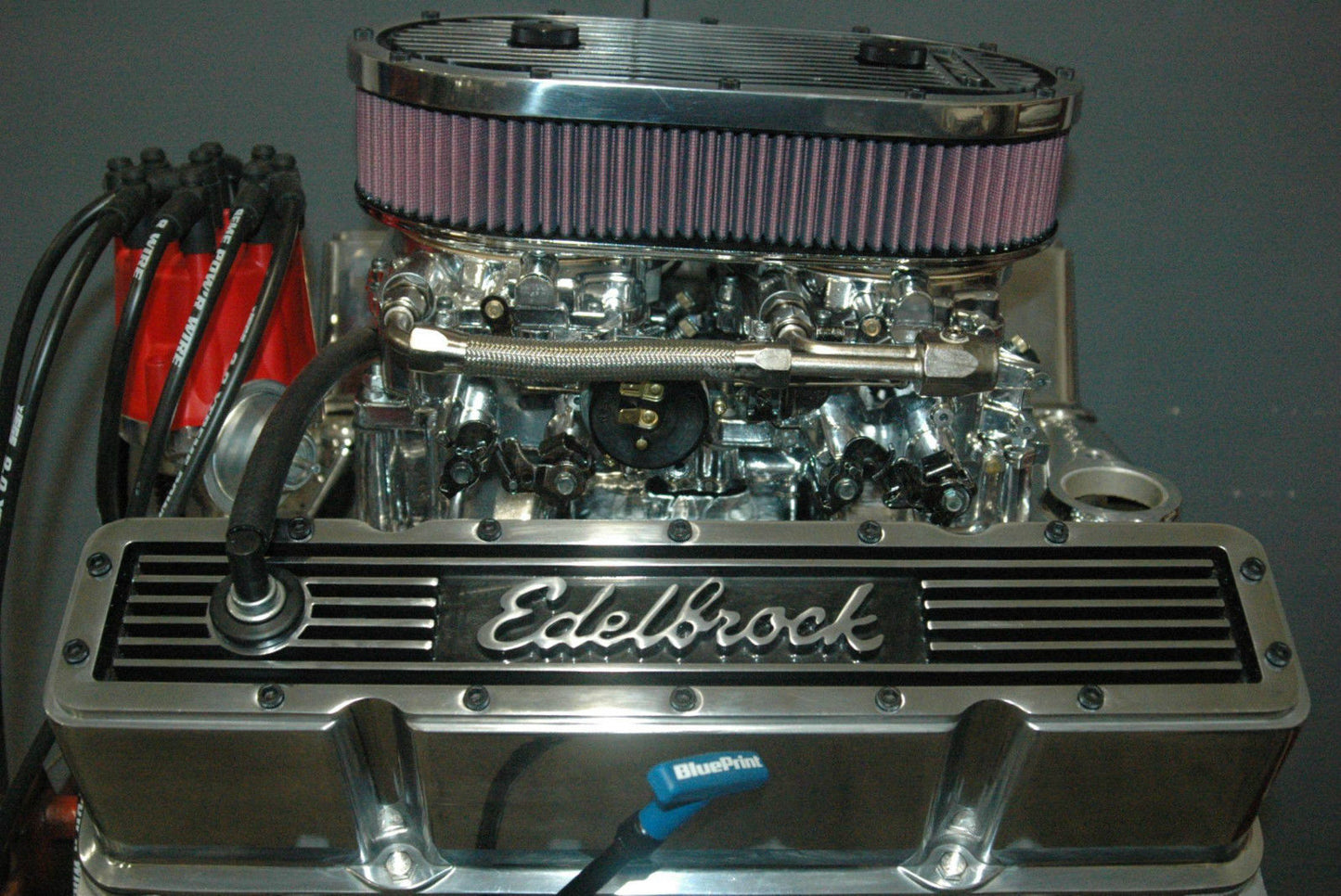 Engine Master Australia 400CRATE EMA - Chevy 400 Dressed Crate Engine 481HP 485Ft/Lb Alloy Heads Edelbrock Dual Carb Kit