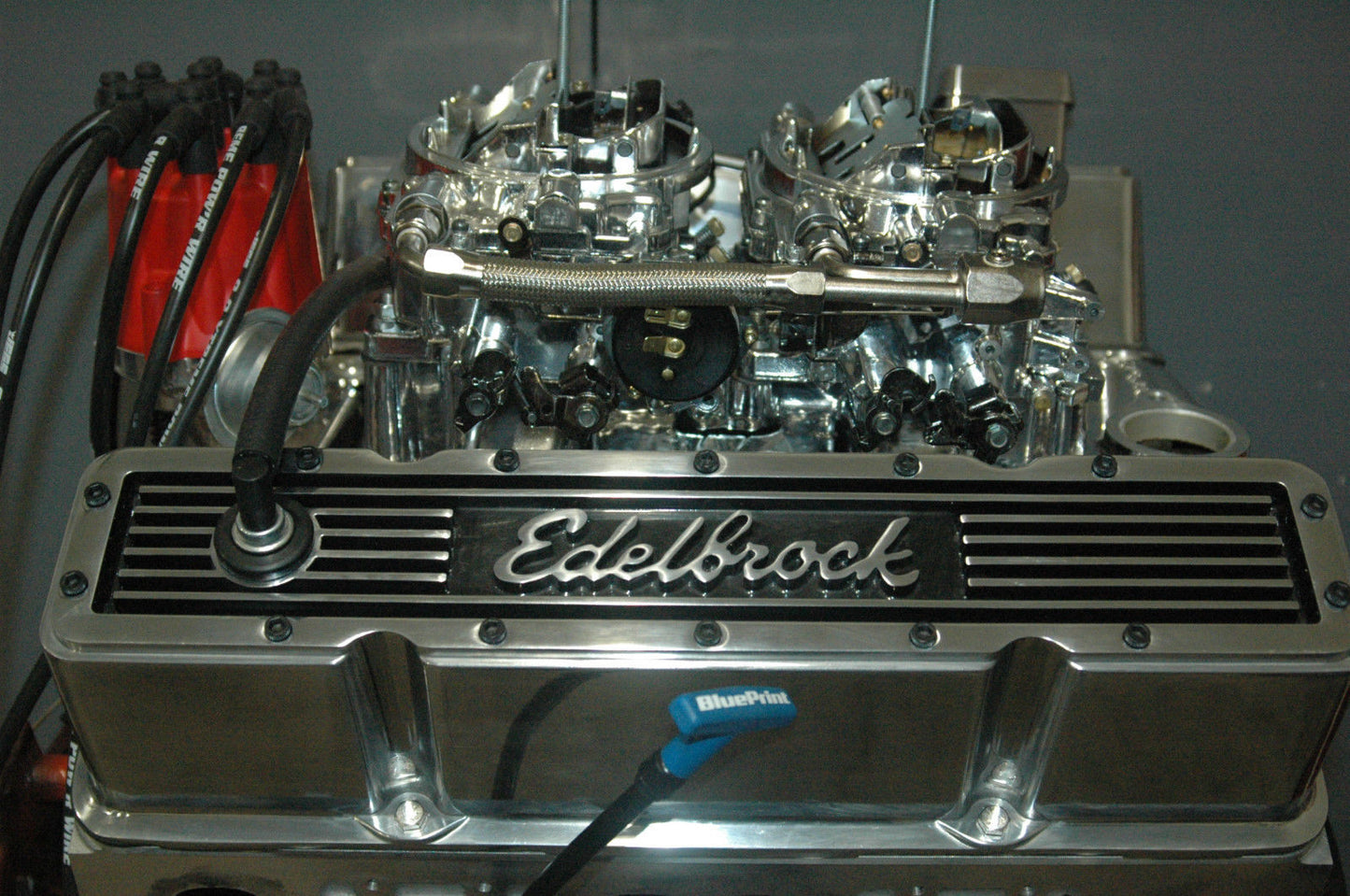 Engine Master Australia 400CRATE EMA - Chevy 400 Dressed Crate Engine 481HP 485Ft/Lb Alloy Heads Edelbrock Dual Carb Kit