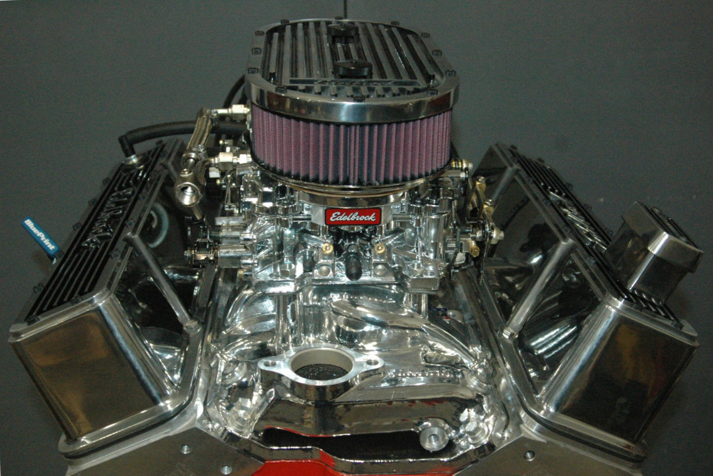 Engine Master Australia 400CRATE EMA - Chevy 400 Dressed Crate Engine 481HP 485Ft/Lb Alloy Heads Edelbrock Dual Carb Kit