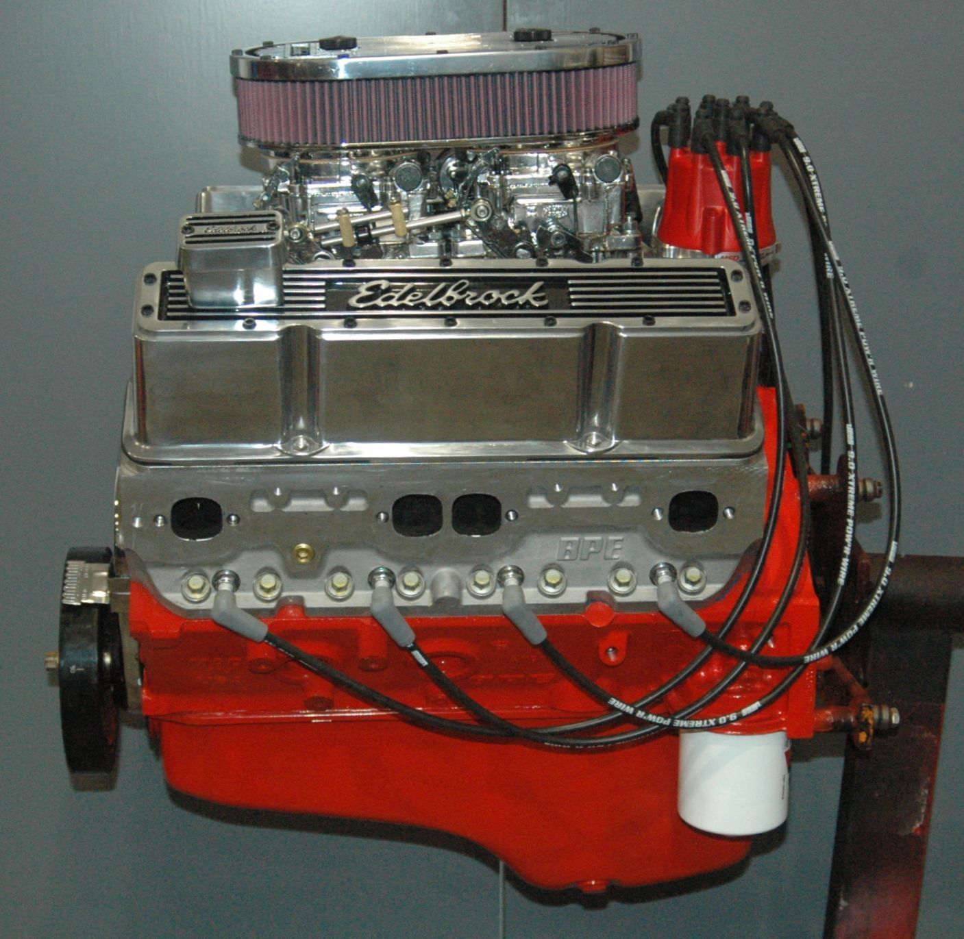 Engine Master Australia 400CRATE EMA - Chevy 400 Dressed Crate Engine 481HP 485Ft/Lb Alloy Heads Edelbrock Dual Carb Kit