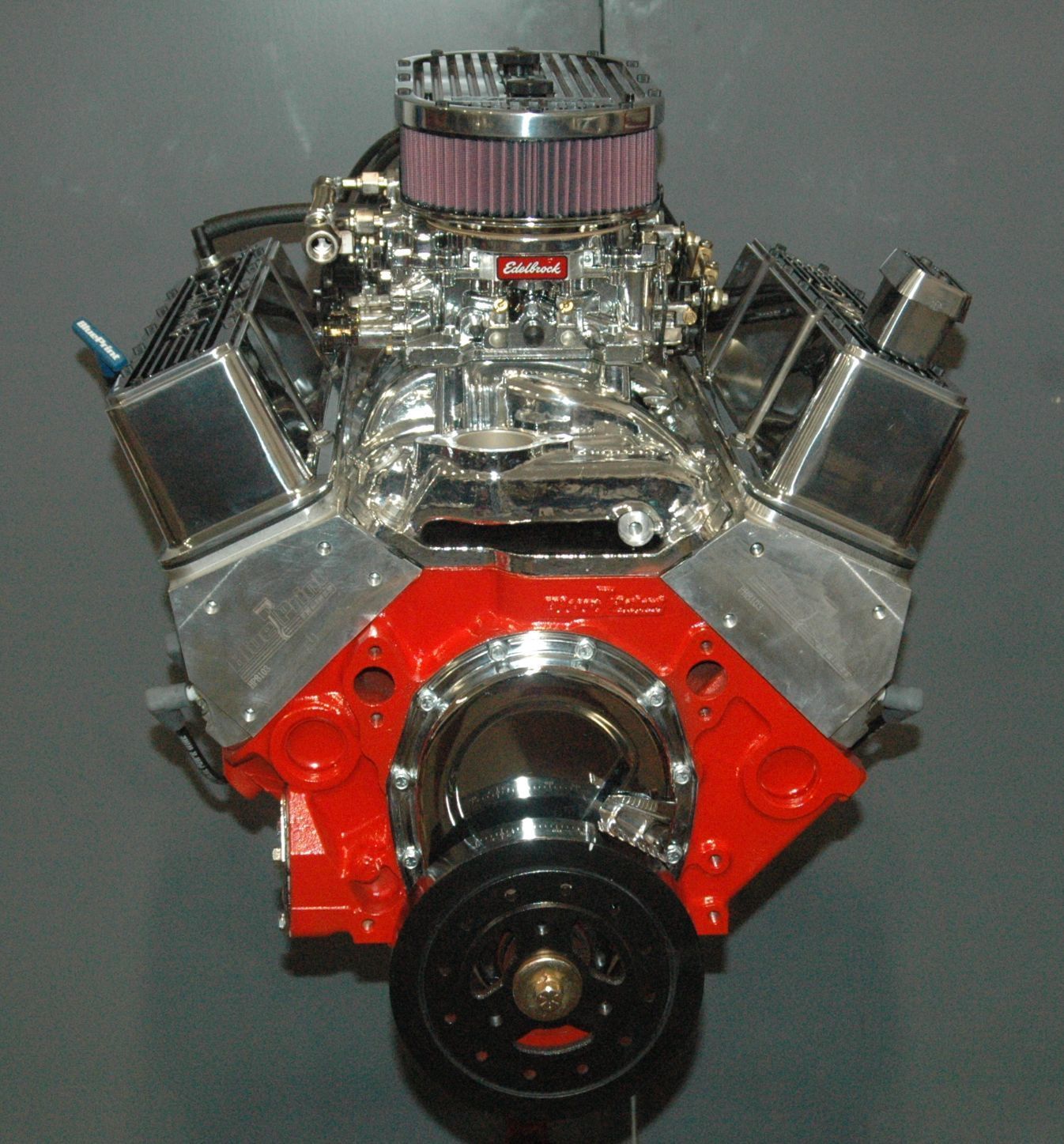Engine Master Australia 400CRATE EMA - Chevy 400 Dressed Crate Engine 481HP 485Ft/Lb Alloy Heads Edelbrock Dual Carb Kit