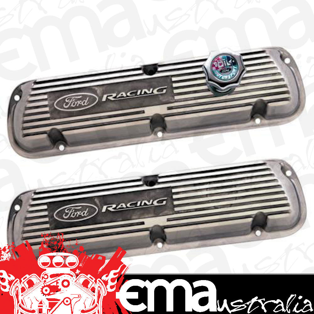 Ford Racing FMM-6000-K302R Aluminium Valve Covers (Polished) (Suit Ford 5.0L Efi) ()