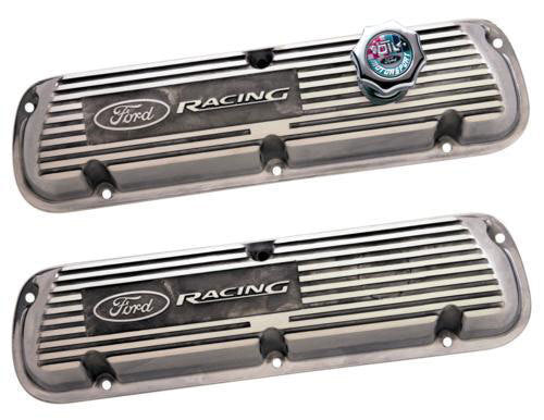 Ford Racing FMM-6000-K302R Aluminium Valve Covers (Polished) (Suit Ford 5.0L Efi) ()